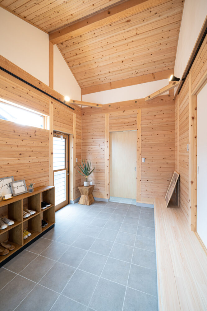 広々土間と大きな小屋裏のある長期優良住宅