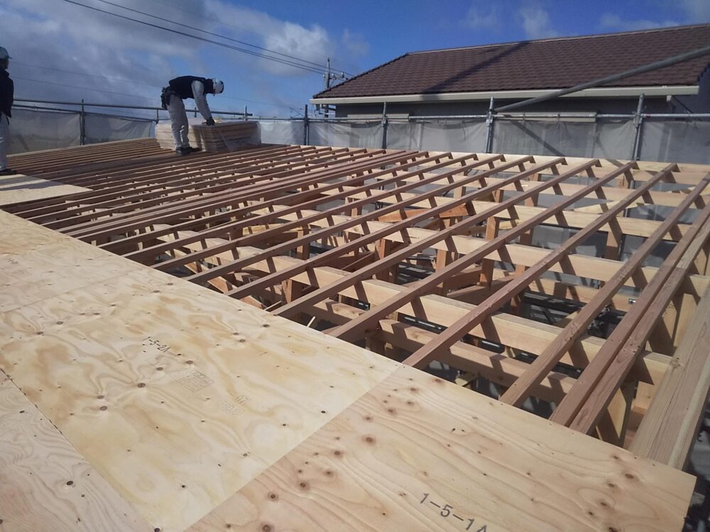 　LDK中心に3LDK平屋建【工事完了】