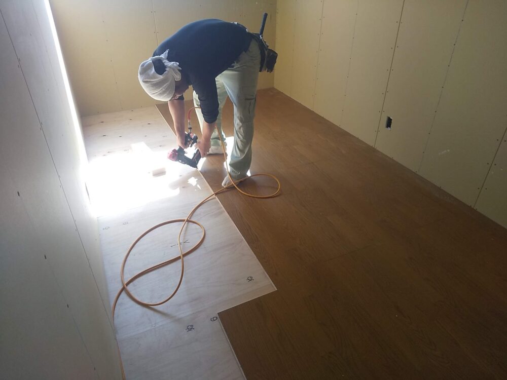 　LDK中心に3LDK平屋建【工事完了】