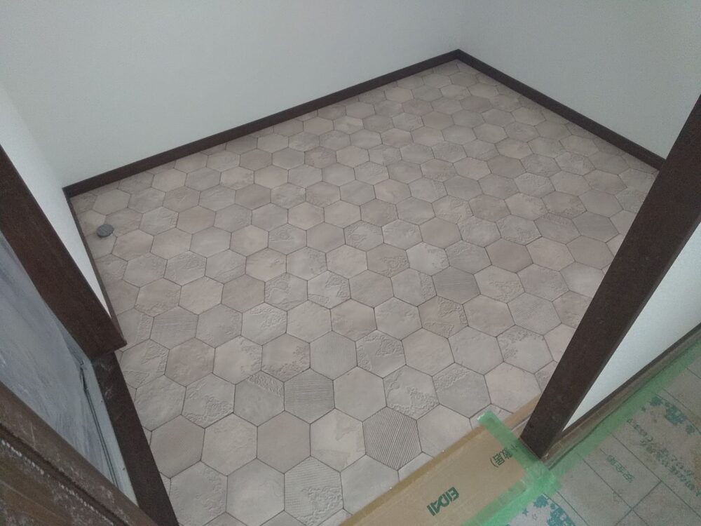 　LDK中心に3LDK平屋建【工事完了】