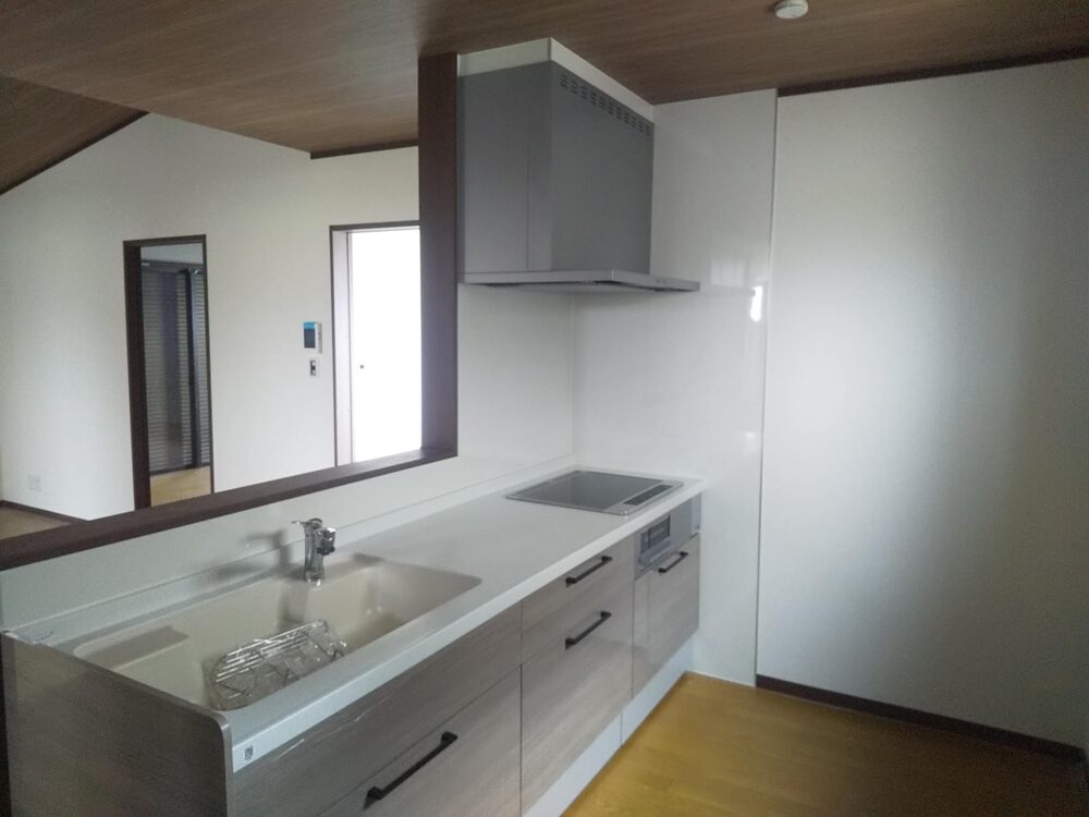 　LDK中心に3LDK平屋建【工事完了】