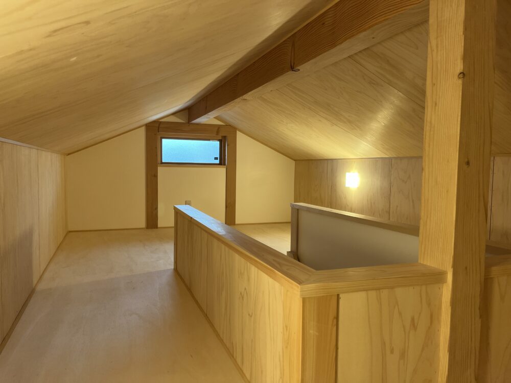 広々土間と大きな小屋裏のある長期優良住宅