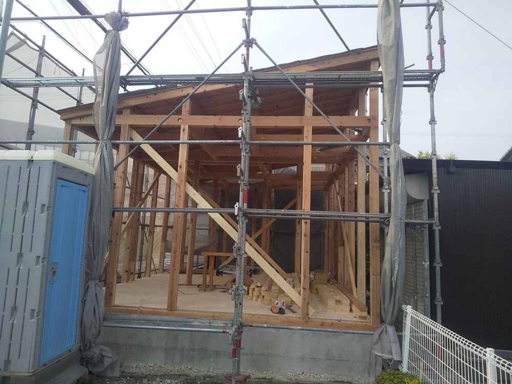 1LDK離れの新築工事【工事完了】