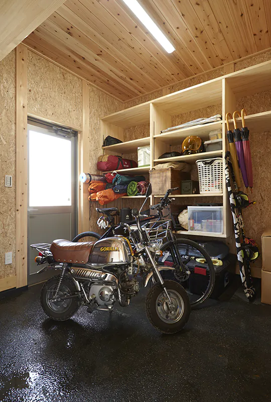 土間収納 ガレージ