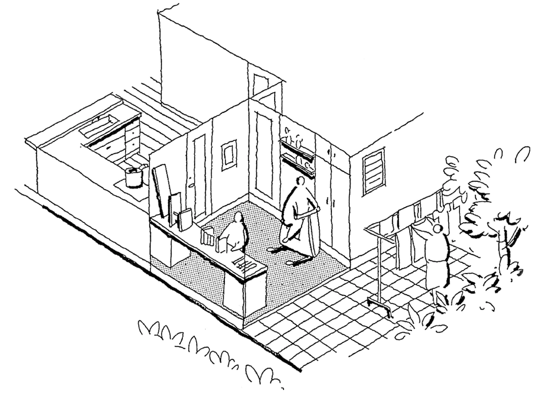 E・土間のインナーテラス