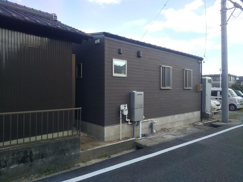 断熱等級4相当の快適な1LDK離れ新築工事