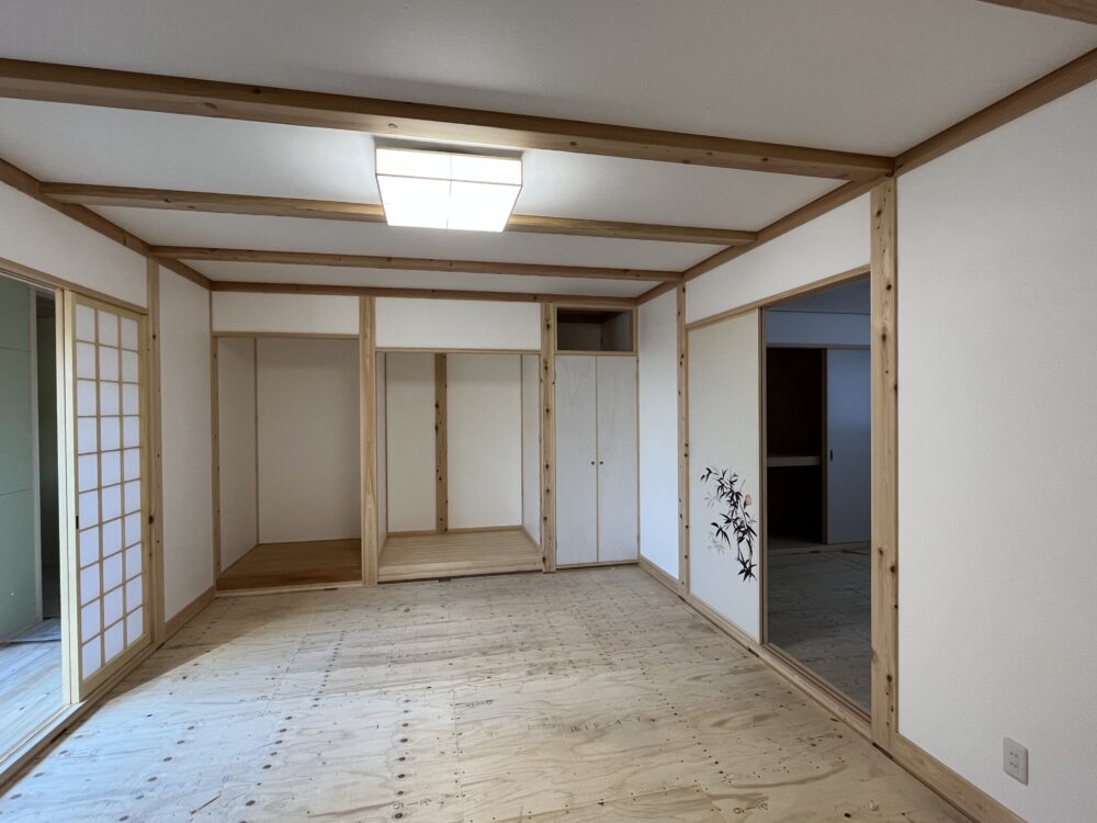 　広縁 二間続き和室の2世帯住宅【工事完了】