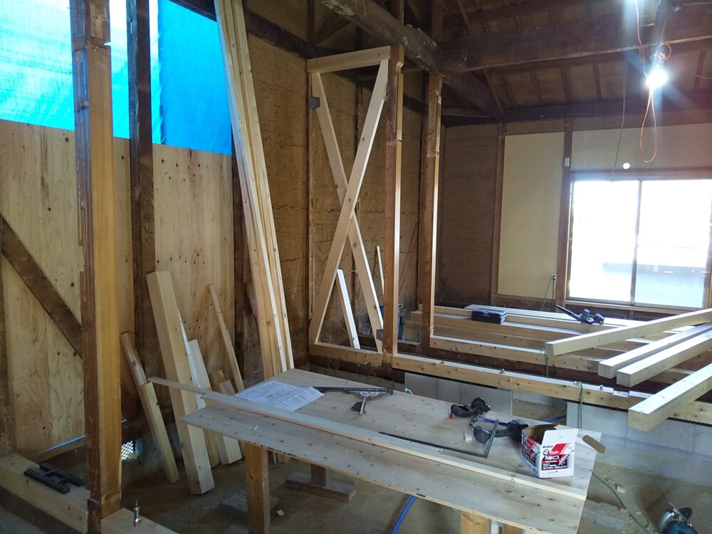 　既設の改修工事+LDK増築 【工事完了】