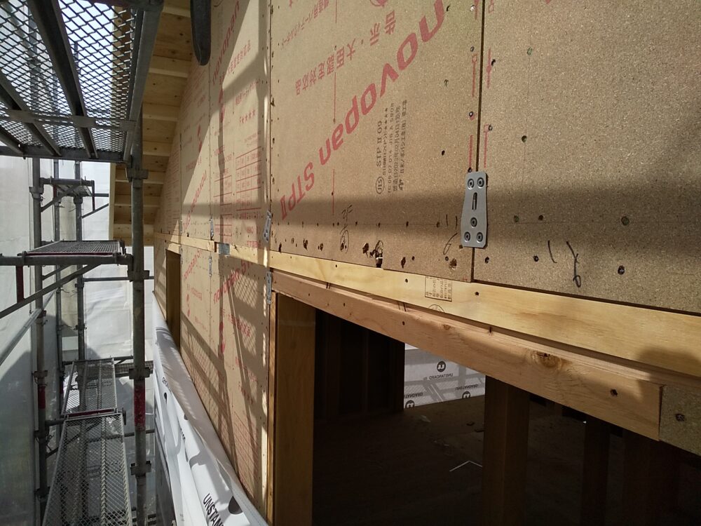 　広い吹抜けが心地いい桧の家【工事完了】