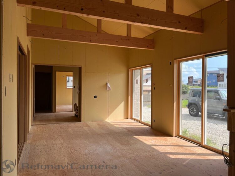 　広い縁側と勾配天井の長期優良住宅【工事完了】