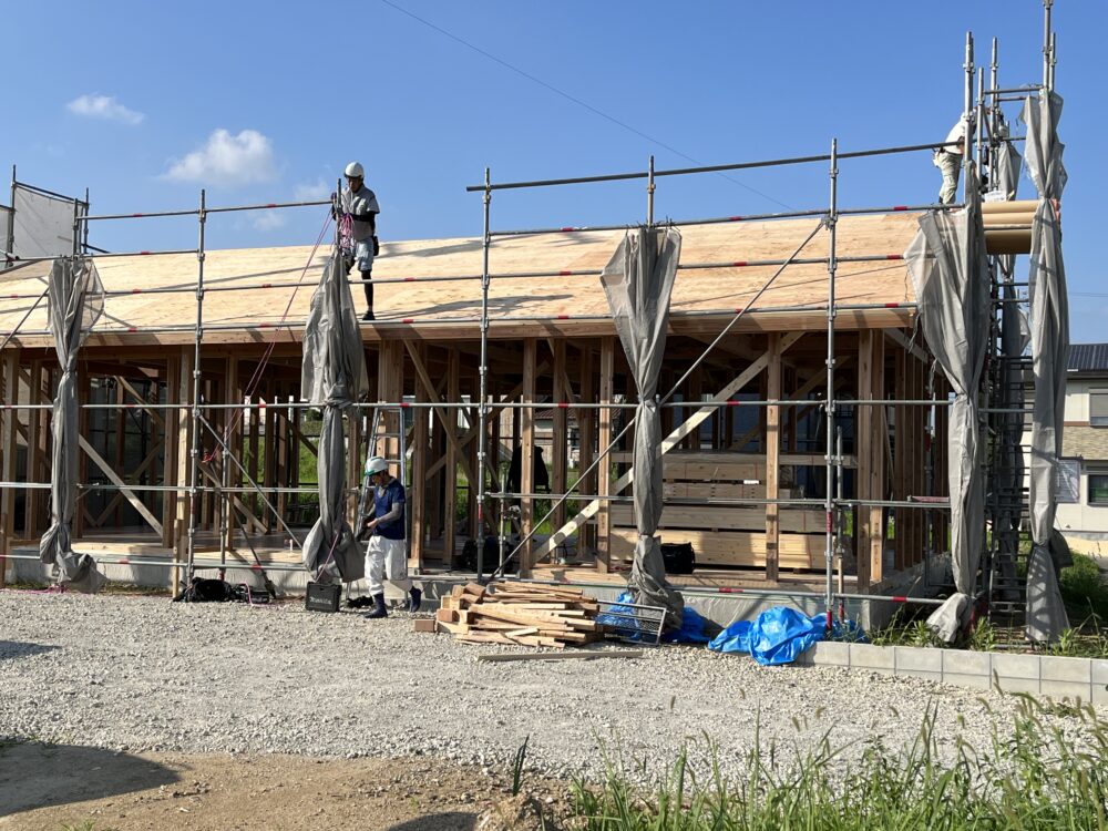 　広い縁側と勾配天井の長期優良住宅【工事完了】