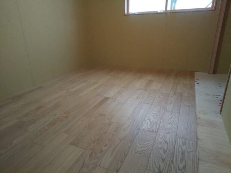 　LDKを無垢材で仕上た長期優良住宅【工事完了】