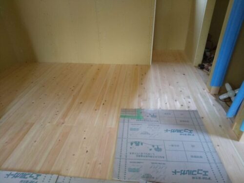 　LDKを無垢材で仕上た長期優良住宅【工事完了】