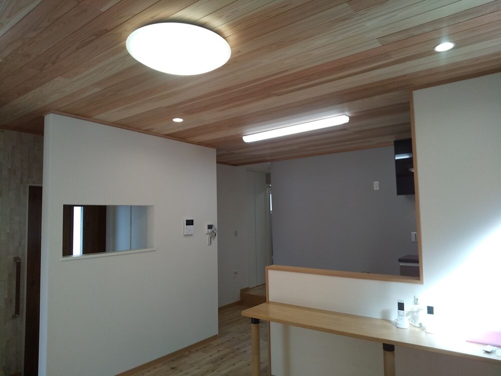 既設離れの改修工事と水廻り増築+下水の切替工事