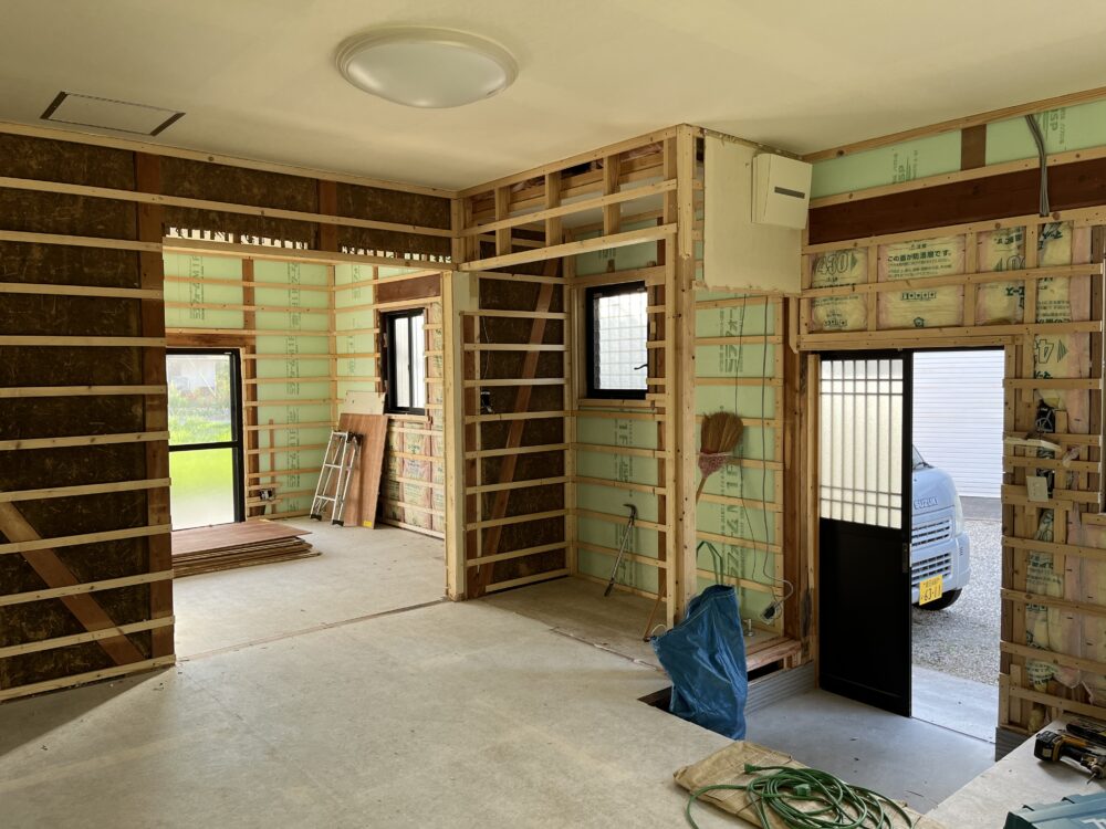 　既設離れ改修と水廻り増築【工事完了】