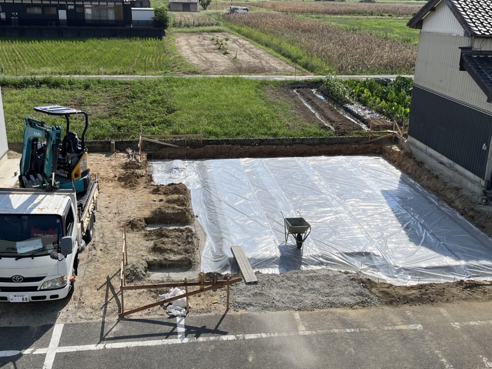 　ZEH仕様の自社モデルハウス建築中