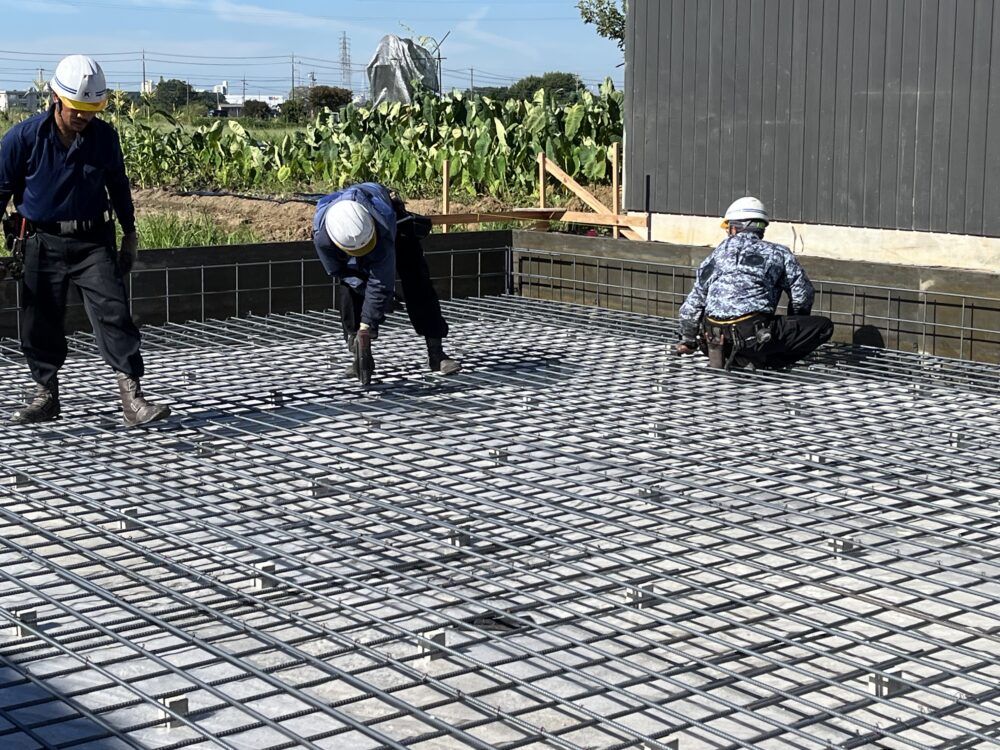 　ZEH仕様の自社モデルハウス建築中