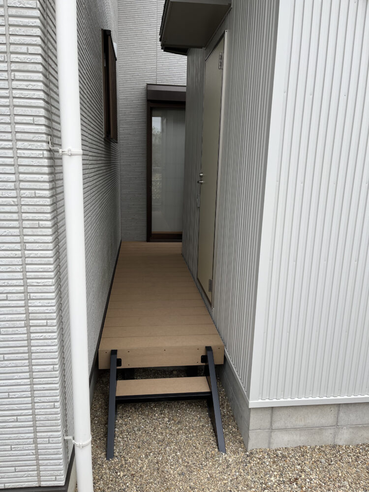 台形敷地にクローゼット増築