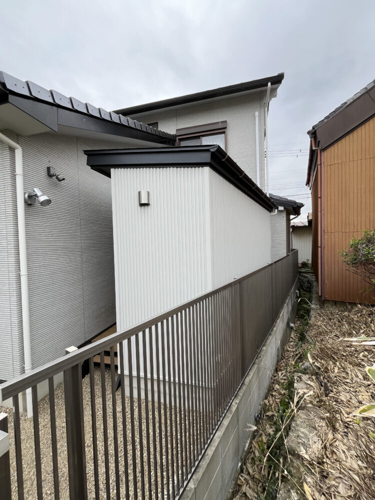 台形敷地にクローゼット増築