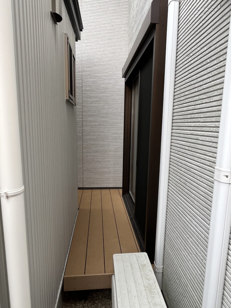 台形敷地にクローゼット増築