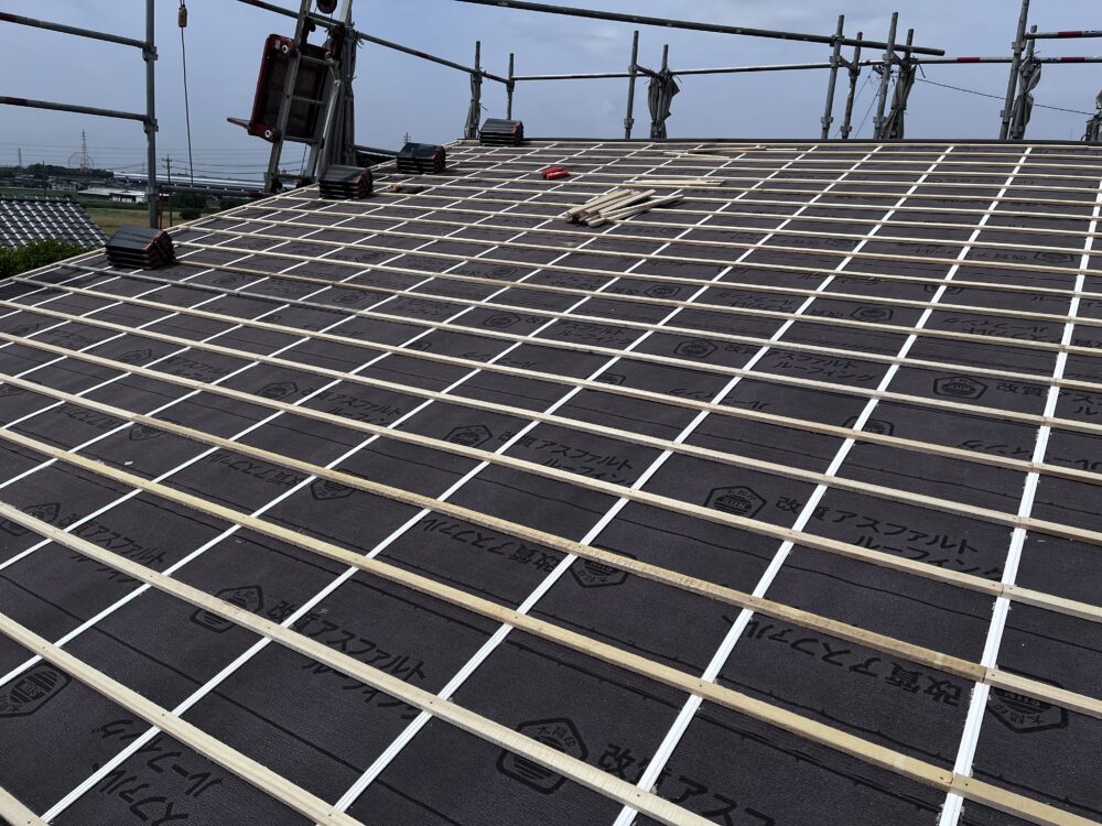 　ZEH仕様の自社モデルハウス建築中