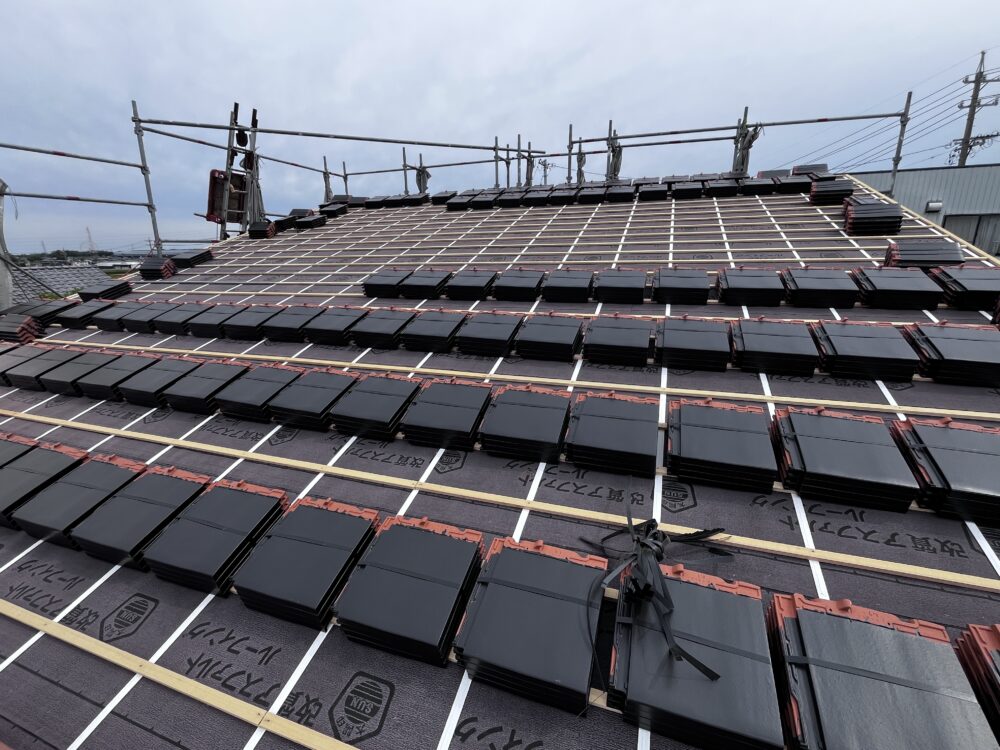 　ZEH仕様の自社モデルハウス建築中