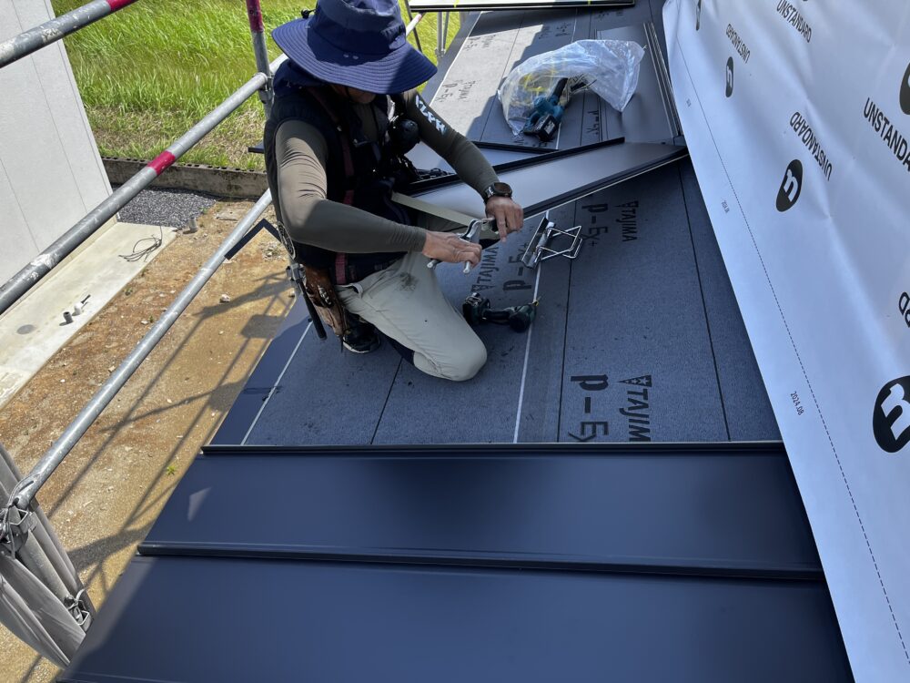 　ZEH仕様の自社モデルハウス建築中