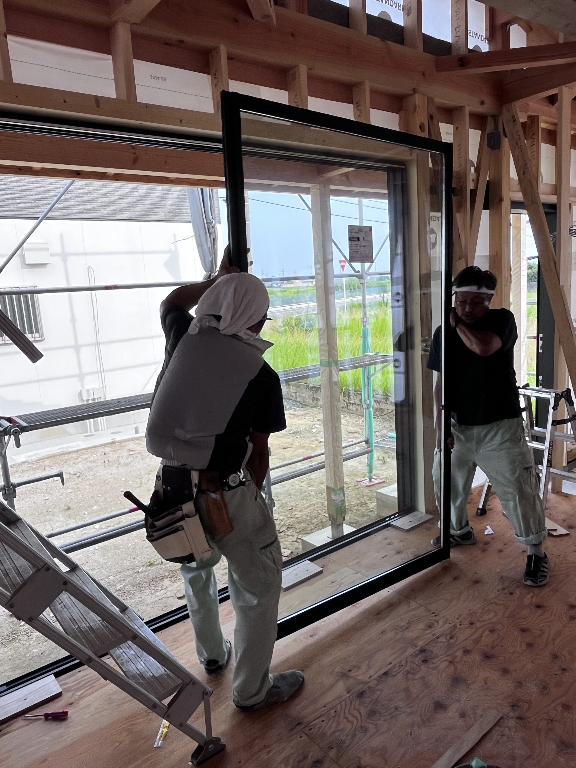 　ZEH仕様の自社モデルハウス建築中