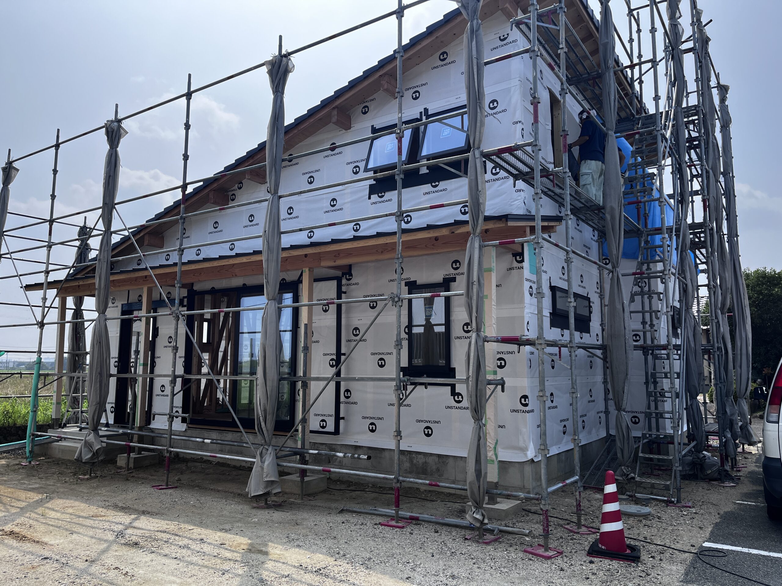 　ZEH仕様の自社モデルハウス建築中