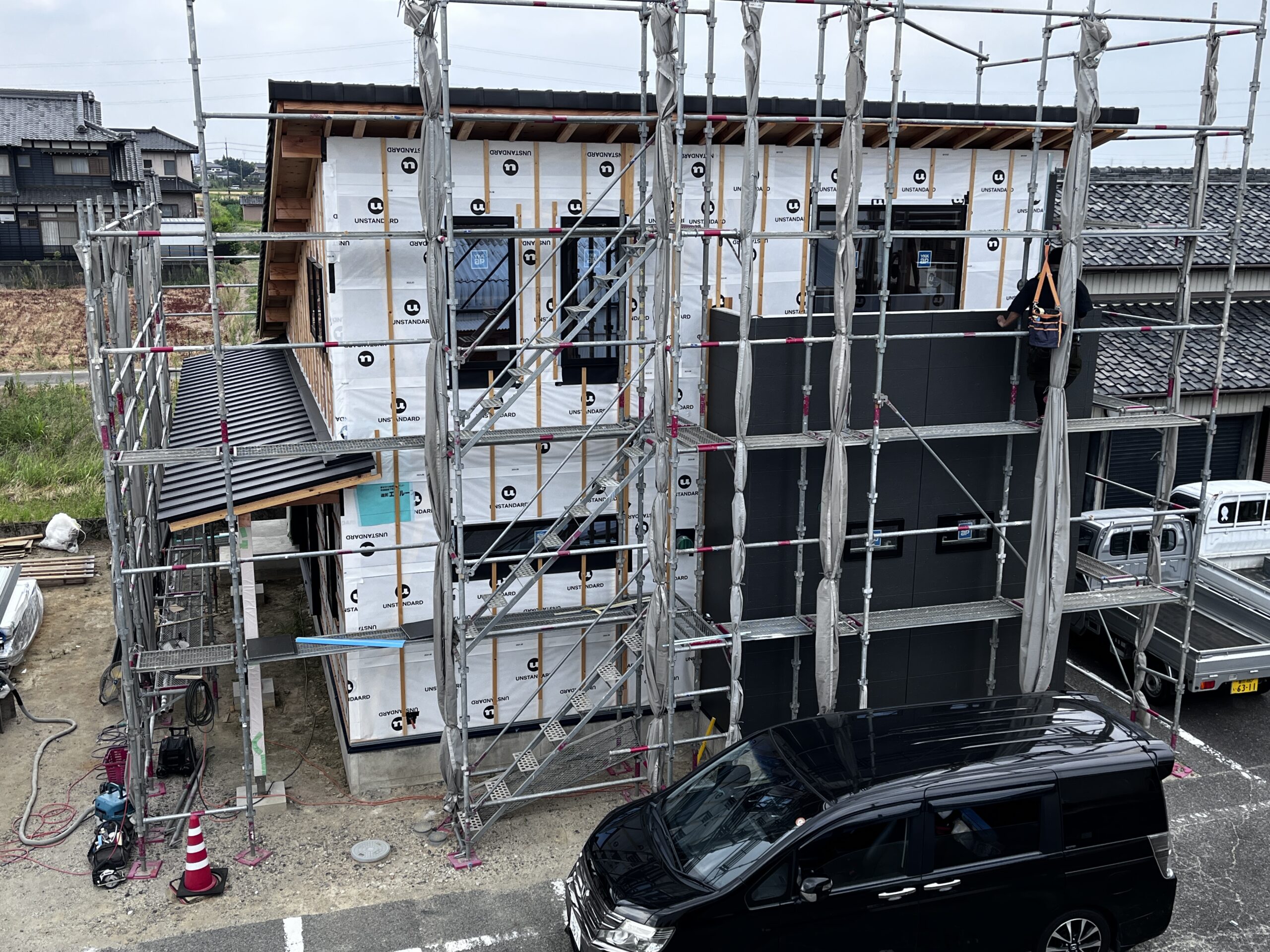 　ZEH仕様の自社モデルハウス建築中