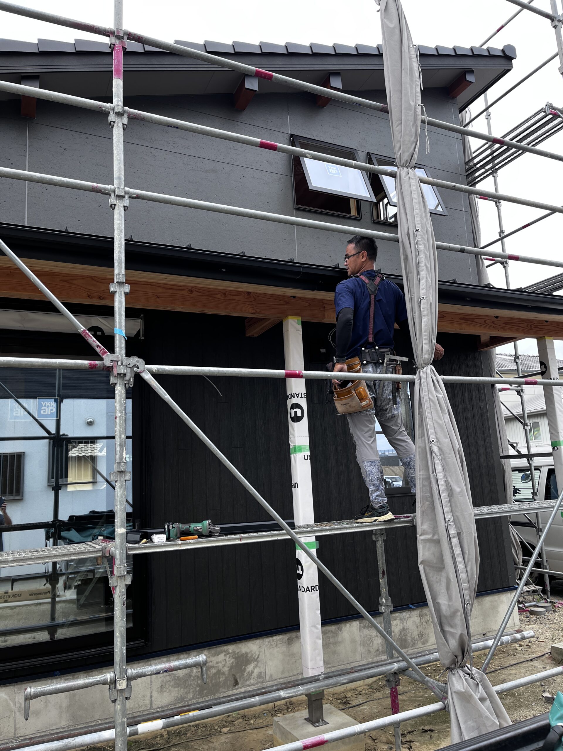 　ZEH仕様の自社モデルハウス建築中