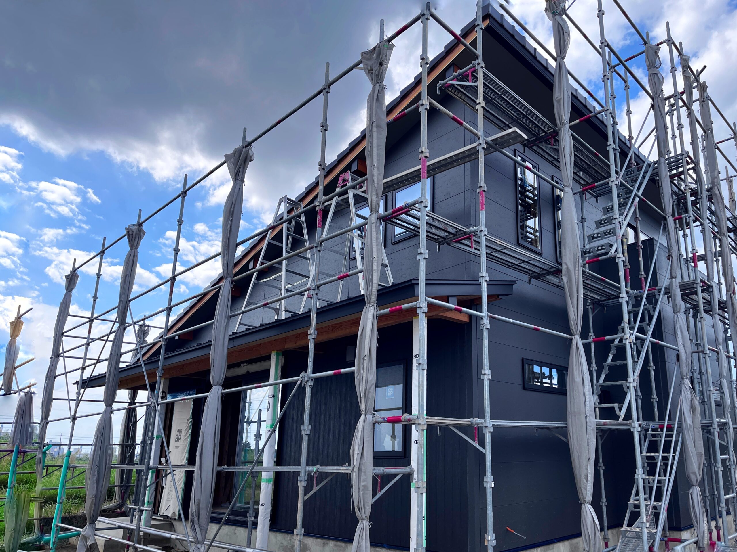 　ZEH仕様の自社モデルハウス建築中