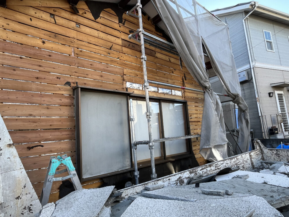 外壁変更から内部の改修を伴う大規模改修工事