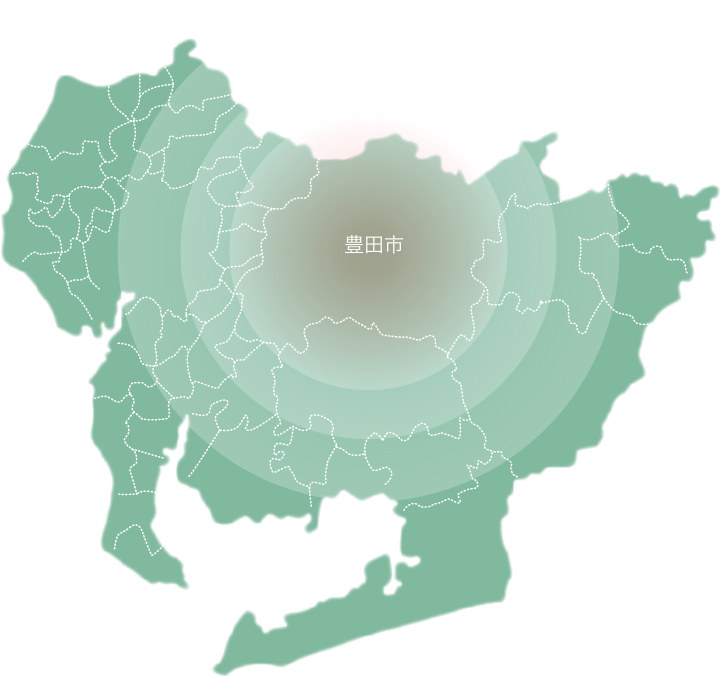 中垣建設 対応エリア 愛知県豊田市 知立市 刈谷市 安城市 岡崎市