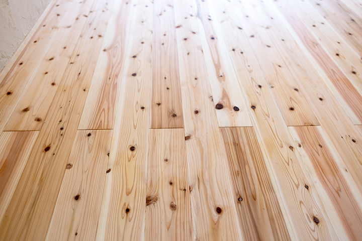 無垢材の調湿効果