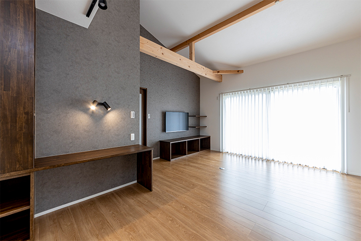 大規模リノベーション リビングを広々とした間に変更