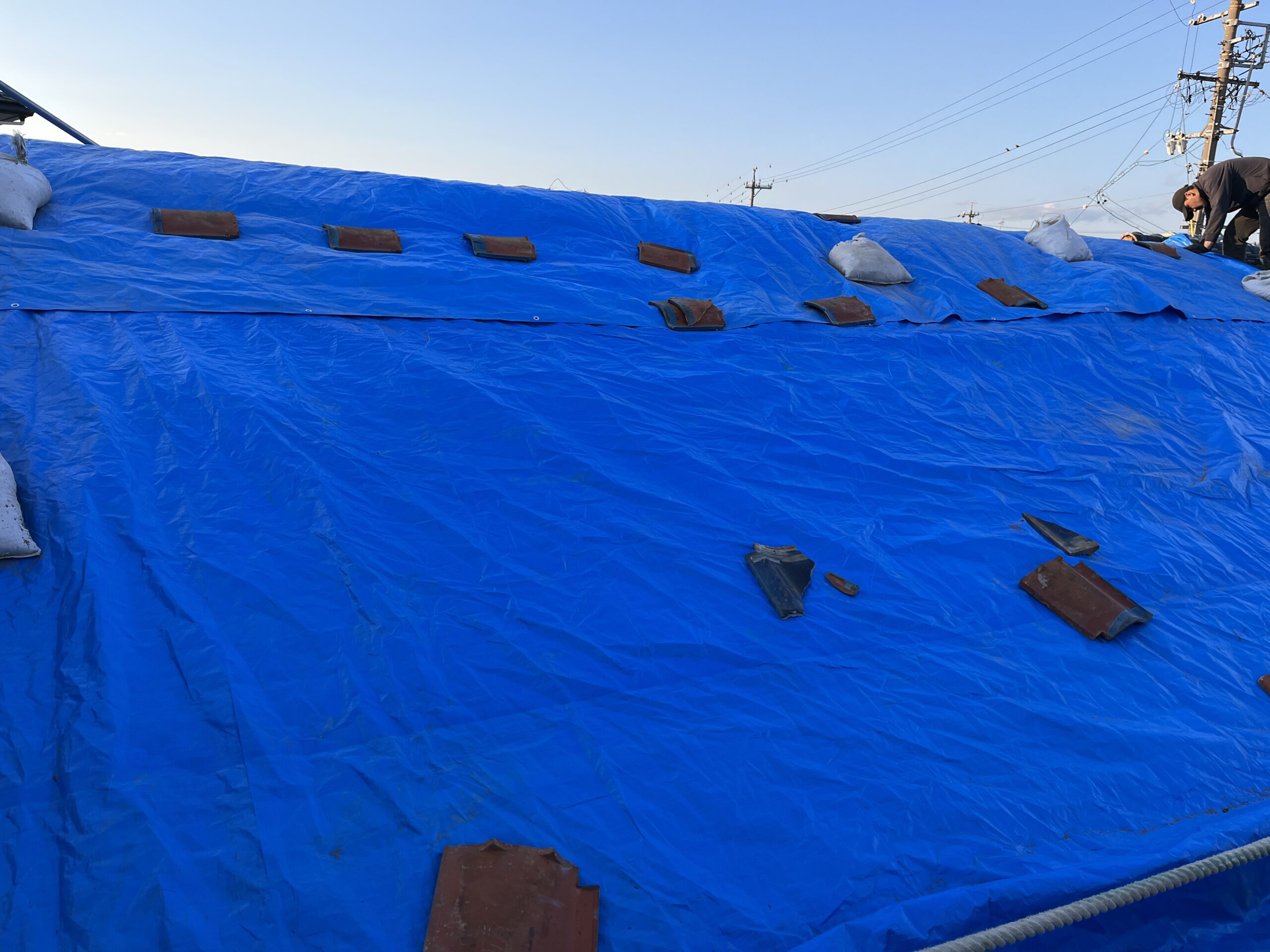 地震に不利な重たい屋根を軽くする屋根葺き替え工事